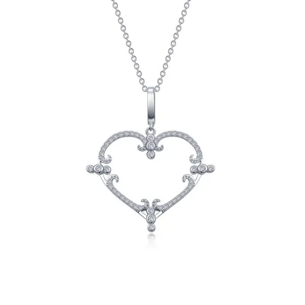 Filigreen Heart (c) Necklace in Sterling Silver Conti Jewelers Endwell, NY