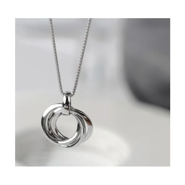 Bevel Trilogy Necklace Image 2 Conti Jewelers Endwell, NY