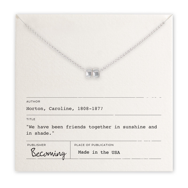 Friends Beads Necklace in Sterling Silver Conti Jewelers Endwell, NY