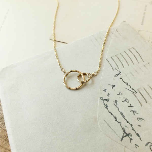 Sisters Necklace in 14k Yellow Gold Fill Image 2 Conti Jewelers Endwell, NY