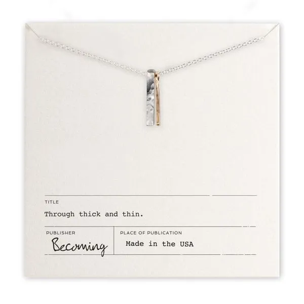 Through Thick & Thin Necklace Conti Jewelers Endwell, NY