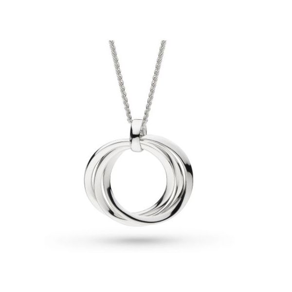 Bevel Trilogy Grande Link Slider Necklace Conti Jewelers Endwell, NY