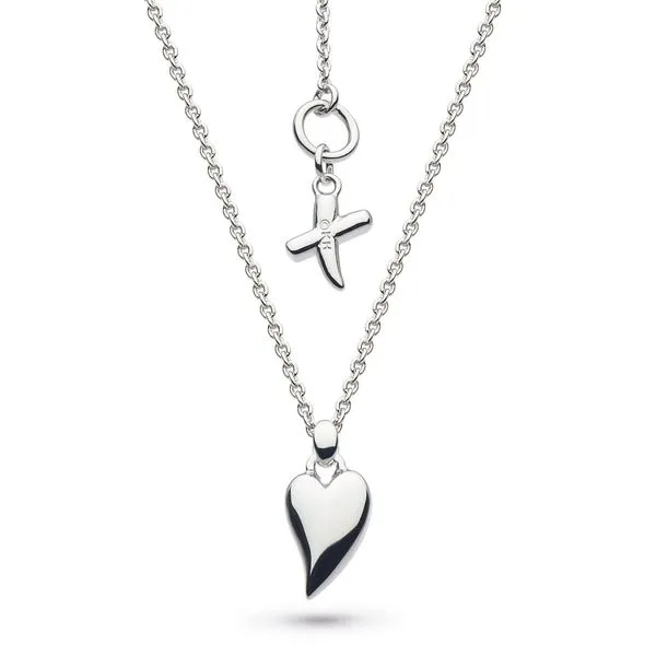 Desire Kiss Mini Heart Necklace Conti Jewelers Endwell, NY