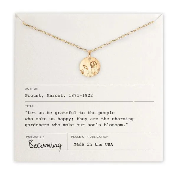 Blossom Necklace in Yellow Gold Conti Jewelers Endwell, NY
