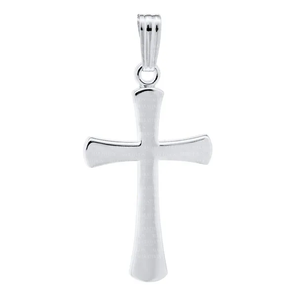 Adult Polished Cross on 18