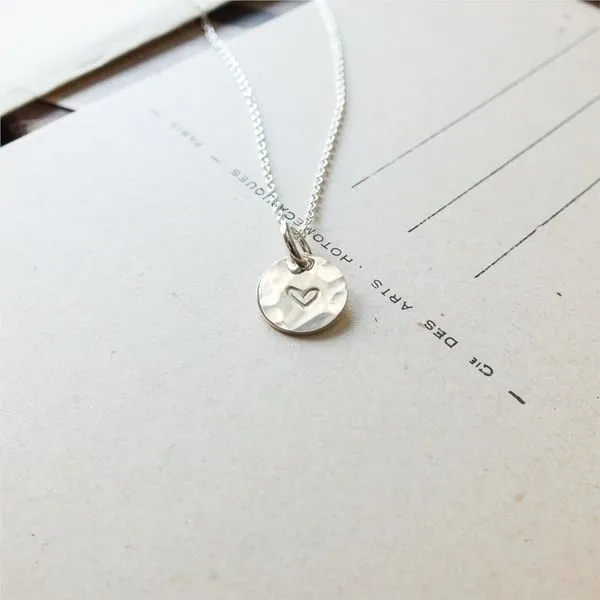 Heart Necklace in Sterling Silver Image 2 Conti Jewelers Endwell, NY