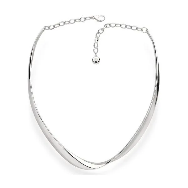 Serenity Grande Collar Necklace in Sterling Silver Conti Jewelers Endwell, NY
