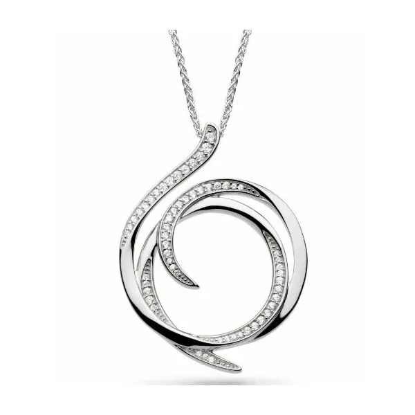 Helix Wrap Pavé Grande Necklace in Sterling Silver Conti Jewelers Endwell, NY