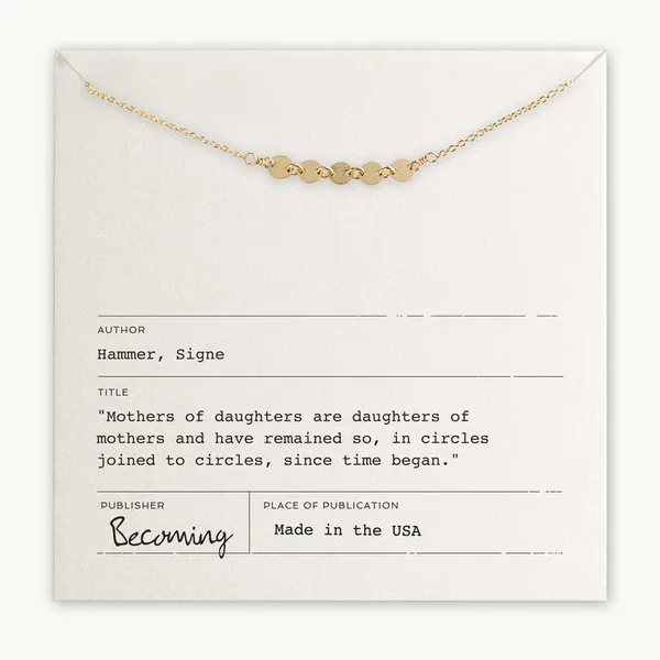 Mothers & Daughters Necklace in Yellow Gold Conti Jewelers Endwell, NY