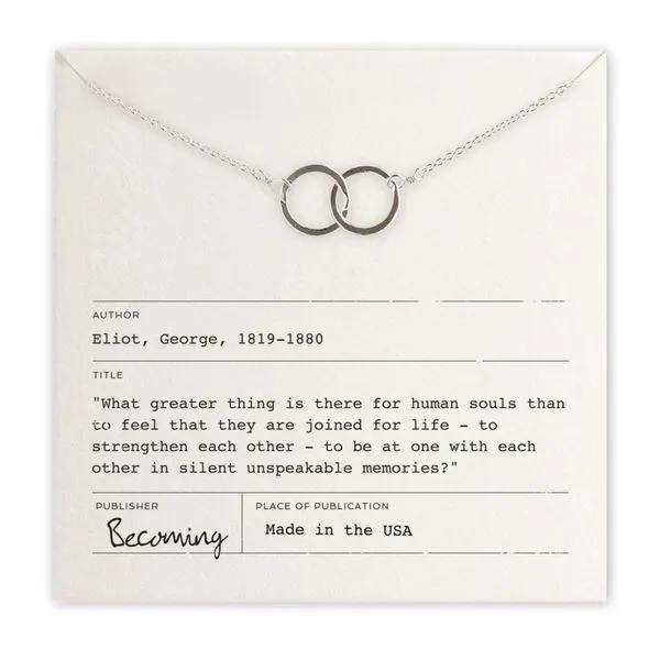 Joined for Life Necklace in Sterling Silver Conti Jewelers Endwell, NY