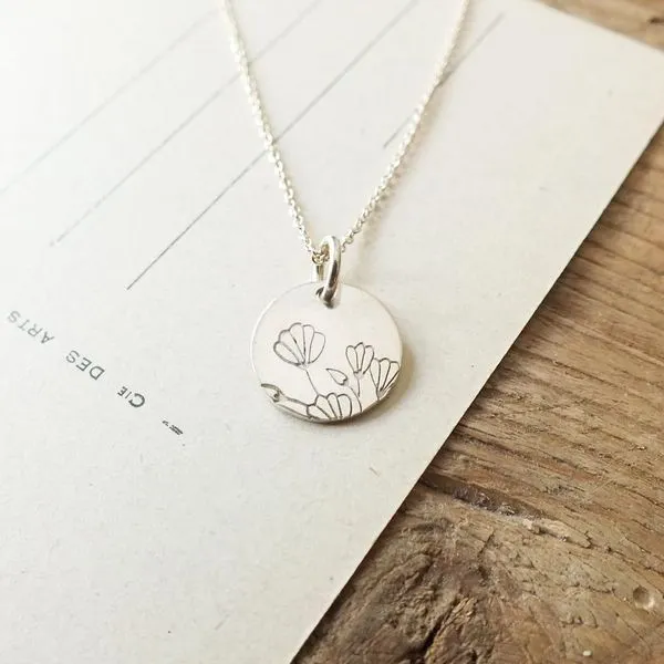 Blossom Necklace in Sterling Silver Image 2 Conti Jewelers Endwell, NY
