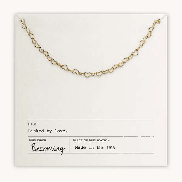 Heart Chain Necklace in 14k Yellow Gold Fill Conti Jewelers Endwell, NY