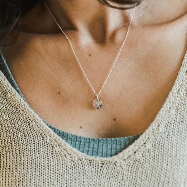 Be The Light Necklace in Sterling Silver Image 3 Conti Jewelers Endwell, NY