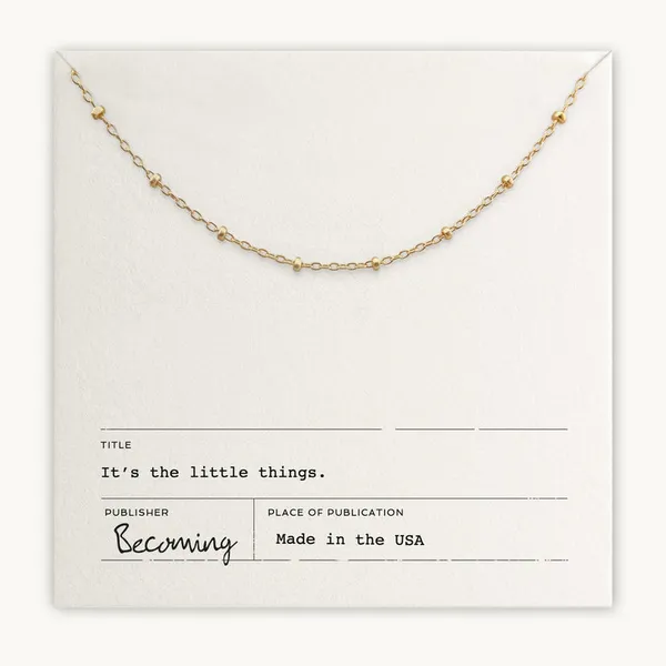 Little Things Necklace in 14k Yellow Gold Fill Conti Jewelers Endwell, NY