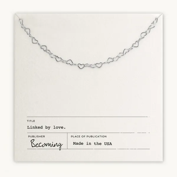 Heart Chain Necklace in Sterling Silver Conti Jewelers Endwell, NY