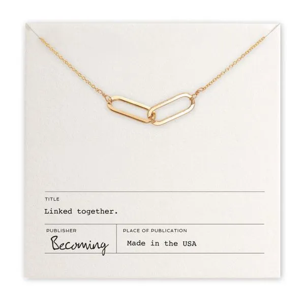 Linked Together Necklace in Yellow Gold Fill Conti Jewelers Endwell, NY