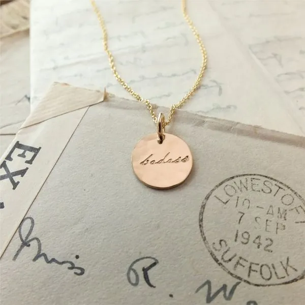 Badass Necklace in Yellow Gold Fill Image 2 Conti Jewelers Endwell, NY