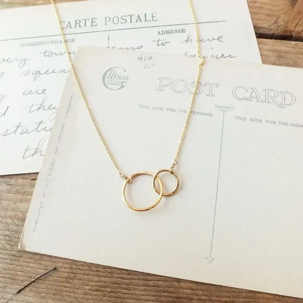 Mother Necklace in Yellow Gold Fill Image 2 Conti Jewelers Endwell, NY