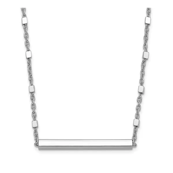 Bar Necklace in Sterling Silver Conti Jewelers Endwell, NY