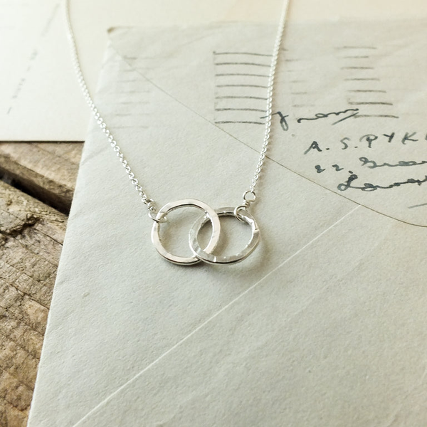 Joined for Life Necklace in Sterling Silver Image 2 Conti Jewelers Endwell, NY