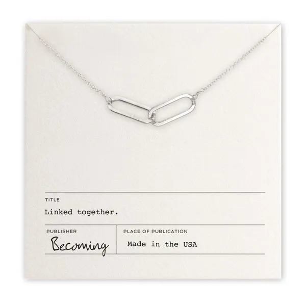 Linked Together Necklace in Sterling Silver Conti Jewelers Endwell, NY