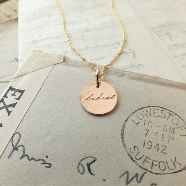 Badass Necklace in Yellow Gold Fill Image 2 Conti Jewelers Endwell, NY