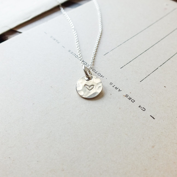 Heart Necklace in Sterling Silver Image 2 Conti Jewelers Endwell, NY