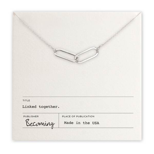 Linked Together Necklace in Sterling Silver Conti Jewelers Endwell, NY