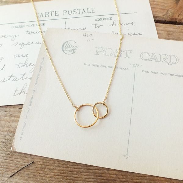 Mother Necklace in Yellow Gold Fill Image 2 Conti Jewelers Endwell, NY