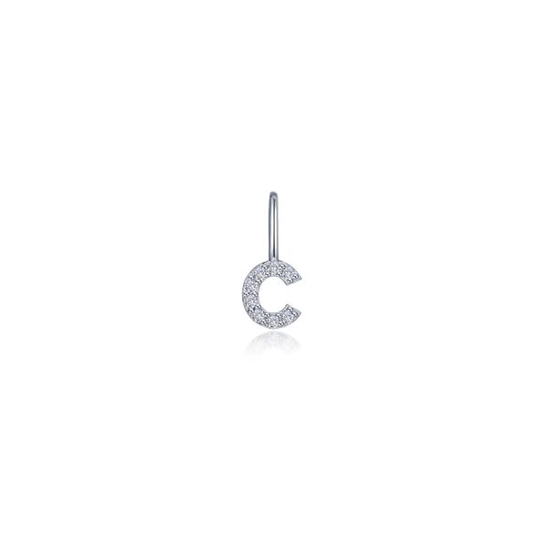 SS CZ Letter C Charm Pendant Conti Jewelers Endwell, NY