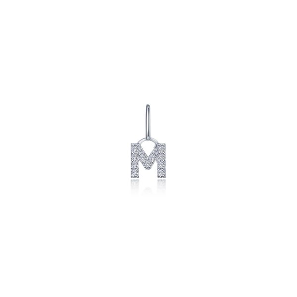 SS CZ Letter M Charm Pendant Conti Jewelers Endwell, NY
