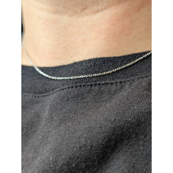 SS Mini Link Charm Chain Necklace Image 2 Conti Jewelers Endwell, NY