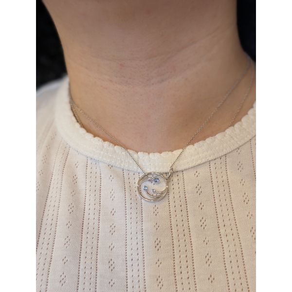 1/5th ct. tw. Three Wishes Pendant Necklace in Sterling Silver Image 2 Conti Jewelers Endwell, NY