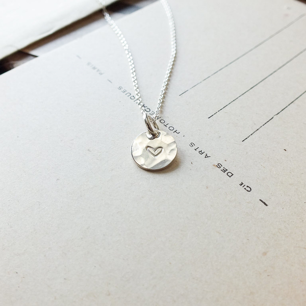 Heart Necklace in Sterling Silver Image 2 Conti Jewelers Endwell, NY