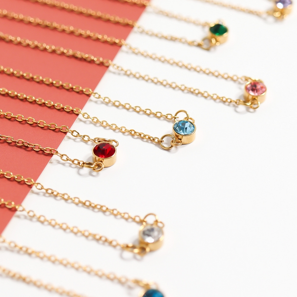 July Birthstone Link in Yellow Gold Image 2 Conti Jewelers Endwell, NY