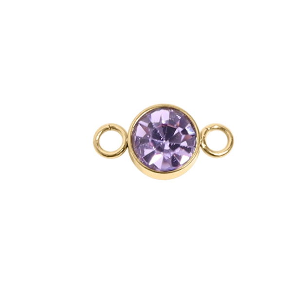 June Birthstone Link in Yellow Gold Conti Jewelers Endwell, NY