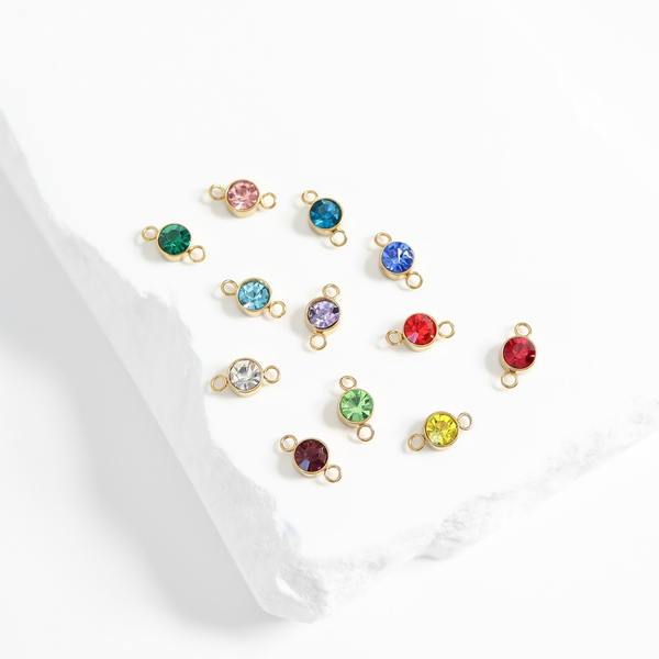June Birthstone Link in Yellow Gold Image 2 Conti Jewelers Endwell, NY