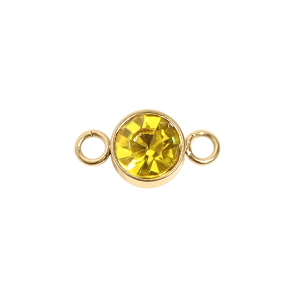 November Birthstone Charm in Yellow Gold Conti Jewelers Endwell, NY