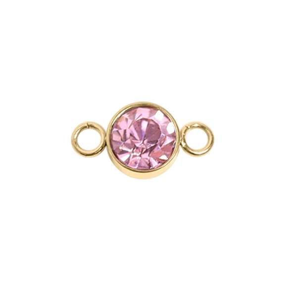 October Birthstone Link in Yellow Gold Conti Jewelers Endwell, NY