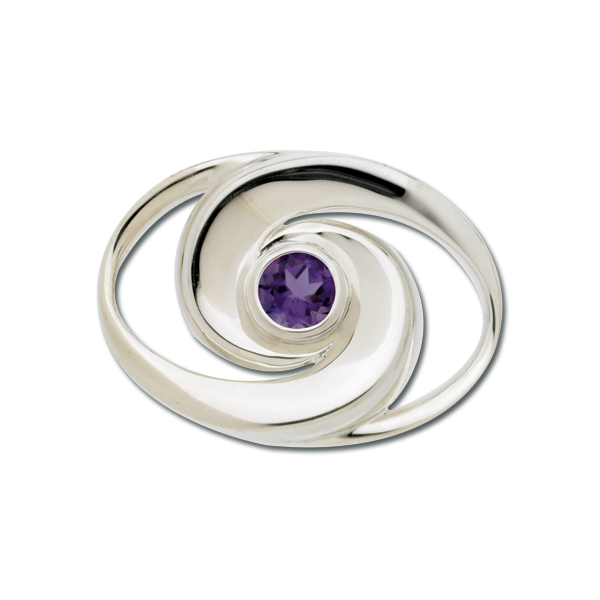 SS Tied The Knot Amythyst Clasp Conti Jewelers Endwell, NY
