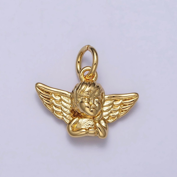 Gold Toned Cherub Angel Charm Conti Jewelers Endwell, NY