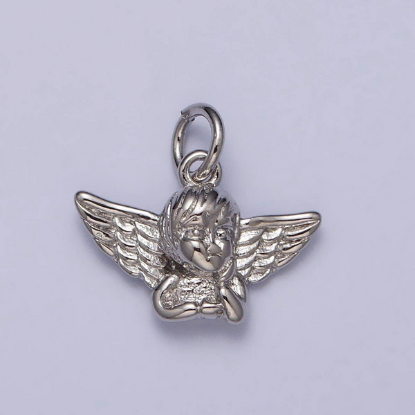 Silver Toned Cherub Angel Charm Conti Jewelers Endwell, NY