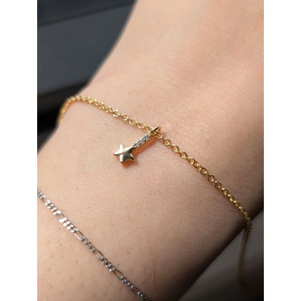 18k Gold Fill Star bar Charm Image 2 Conti Jewelers Endwell, NY
