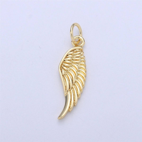 Gold Toned Angel wing Charm Conti Jewelers Endwell, NY