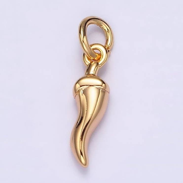 Gold Fill Italian Horn Charm Conti Jewelers Endwell, NY