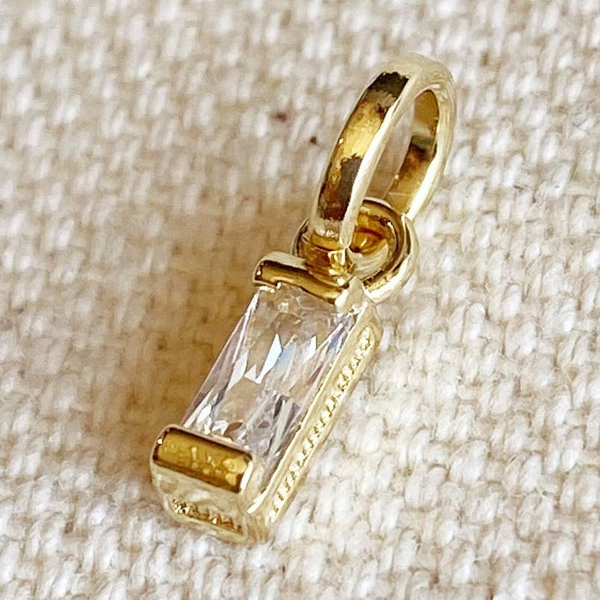 Gold Fill Mini Baguette Charm Conti Jewelers Endwell, NY