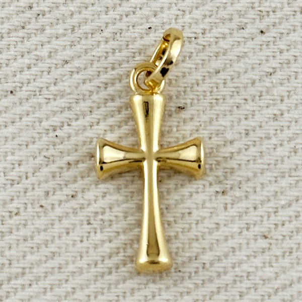 Gold Fill Polished Cross Charm Conti Jewelers Endwell, NY