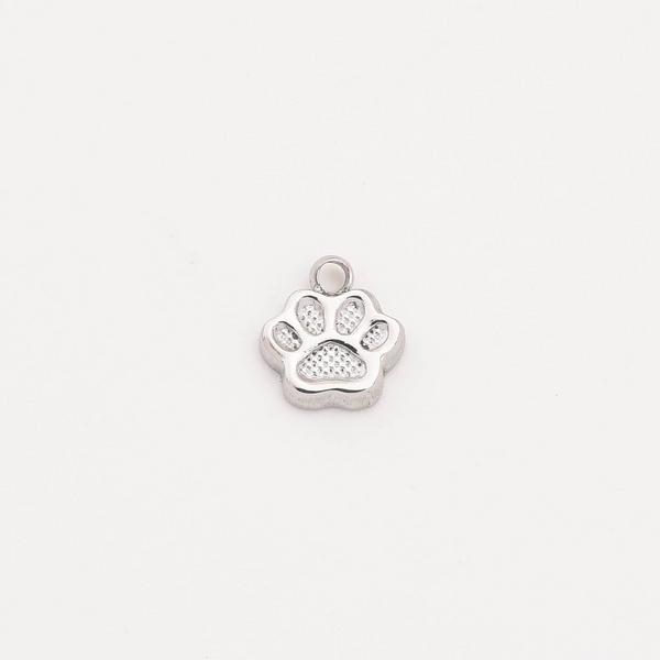 Stainless Steel Mini Paw Charm Conti Jewelers Endwell, NY