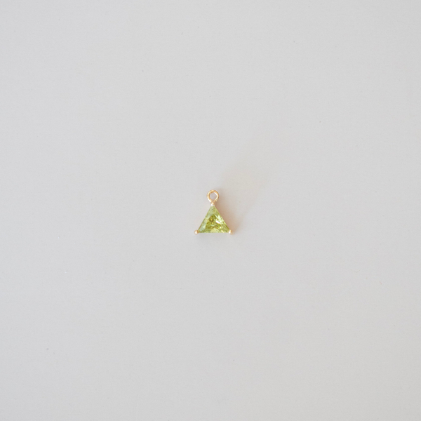 August Birthstone Trilion Dangle Charm in Yellow Gold Conti Jewelers Endwell, NY
