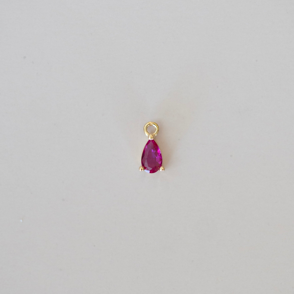 July Birthstone Dangle Charm in Yellow Gold Conti Jewelers Endwell, NY